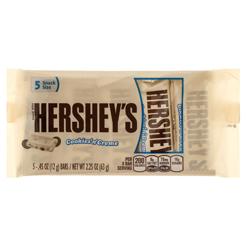 hershey s cookies n creme 5ct -- 24 per case