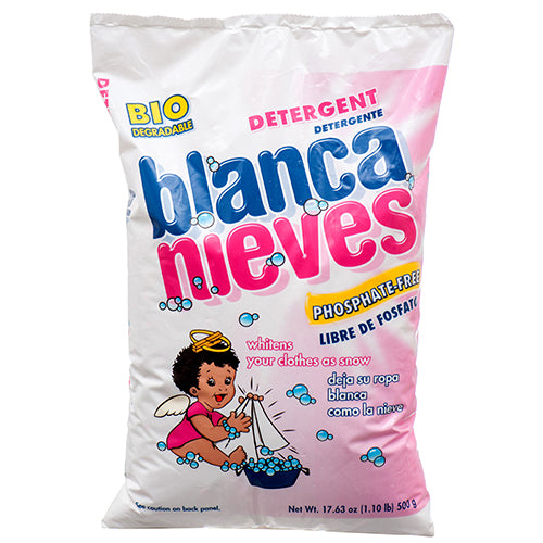 blanca nieves detergent - 500gr - bulk  -- 36 per case