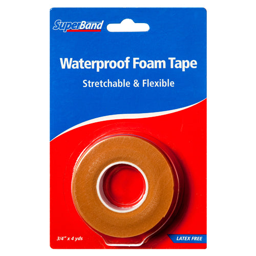 waterproof foam tape 3/4 in x 4yrds - bulk  -- 36 per case