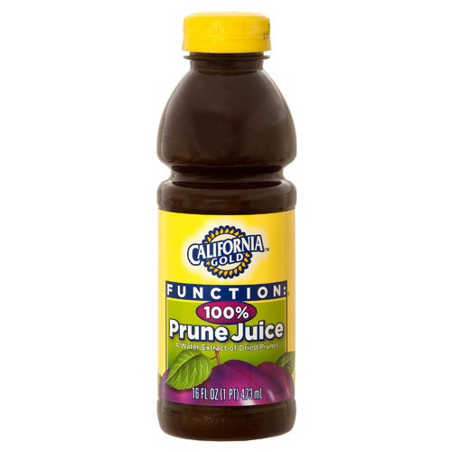 california gold prune juice 100% - 16 oz -- 12 per case