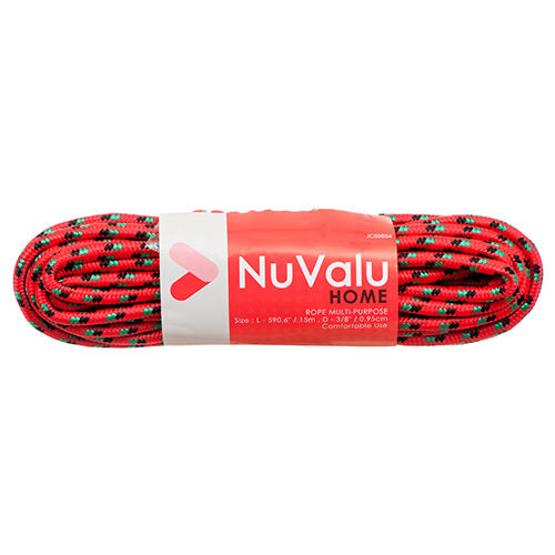 nuvalu multi-purpose rope - 15m - 3/8in -- 12 per box