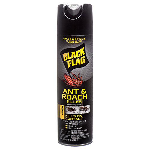 black flag ant & roach killer - lemon scent - 17.5 oz -- 12 per case