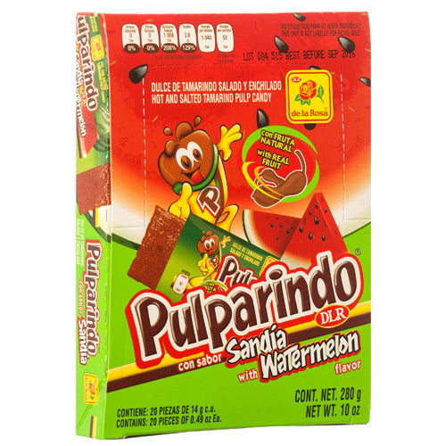 de la rosa pulparindo watermelon - 20ct - bulk  -- 32 per case