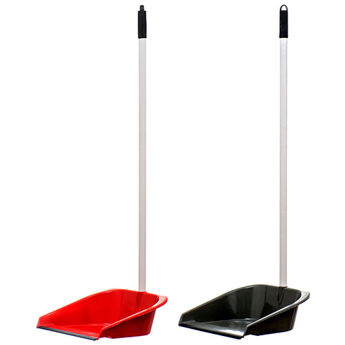 nuvalu dustpan with handle - assorted colors -- 24 per case