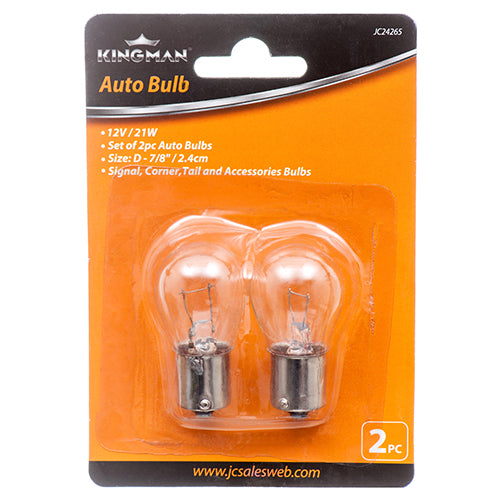 kingman auto tail light bulbs - 2pc  -- 24 per box