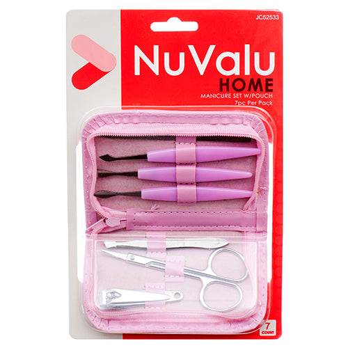 nuvalu manicure sets - 7pcs  -- 24 per box