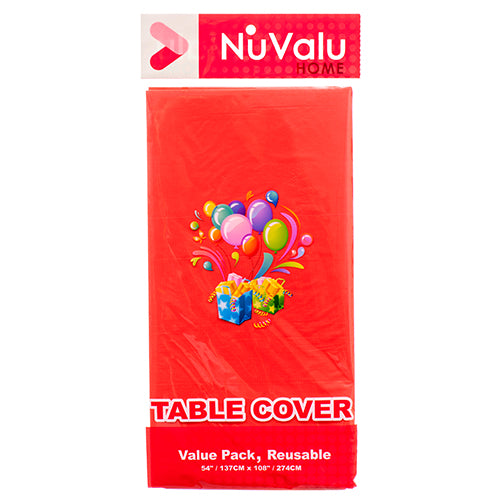 nuvalu red peva table cover 0.03mm -  -- 24 per box