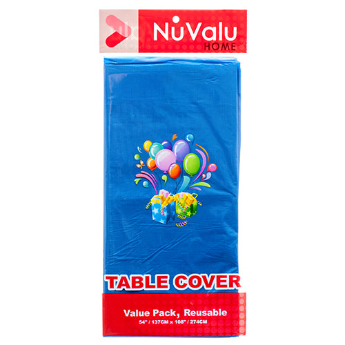 nuvalu peva table cover - 54x108 - blue -- 24 per box