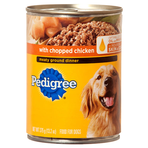 pedigree chopped chicken - 13.2 oz -- 12 per case