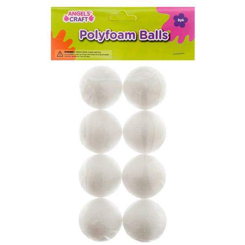 craft foam balls - 8pcs -- 12 per box