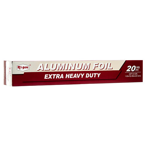 aluminum foil - extra heavy duty - 20 sq ft -- 24 per case