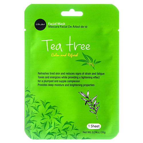 tea tree facial mask - natural skin care  -- 24 per box