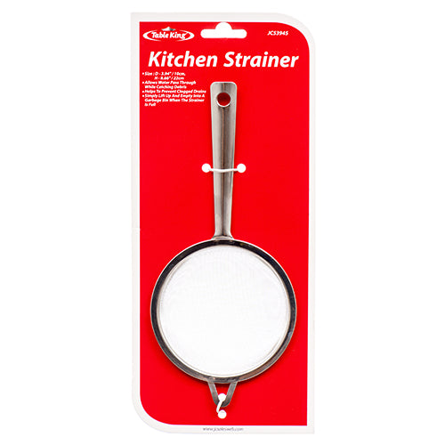 table king kitchen strainer small - stainless steel  -- 24 per box