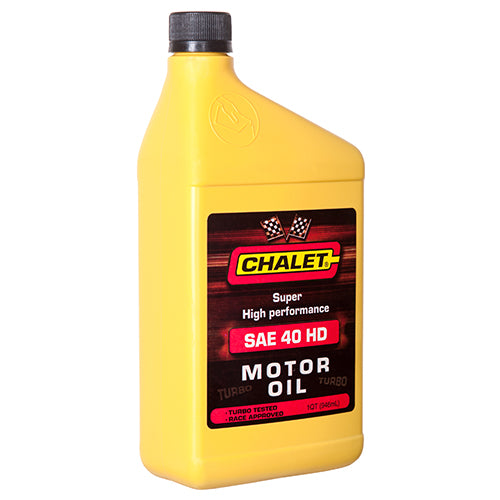 chalet motor oil sae 40 quart -- 12 per case