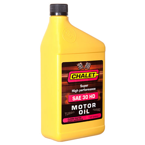 chalet motor oil sae 30 - 12 quarts per case -  -- 12 per case