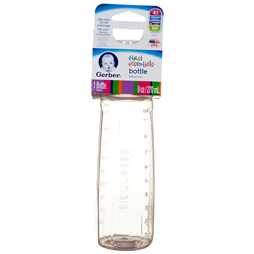 nuk baby bottles - 9 oz. - clear  -- 36 per case