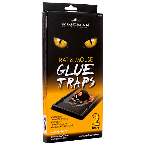 kingman prime mouse glue trap - large  -- 12 per box