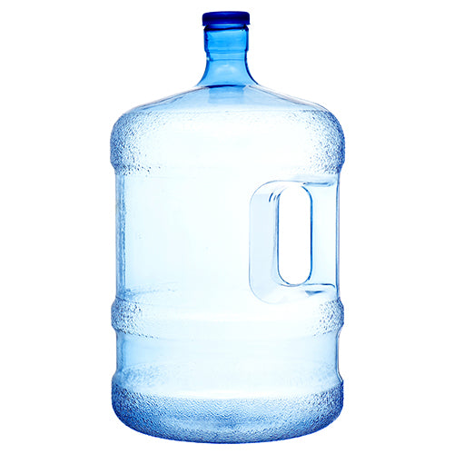 plastic water bottles 5gal - bpa free - -  -- 4 per case