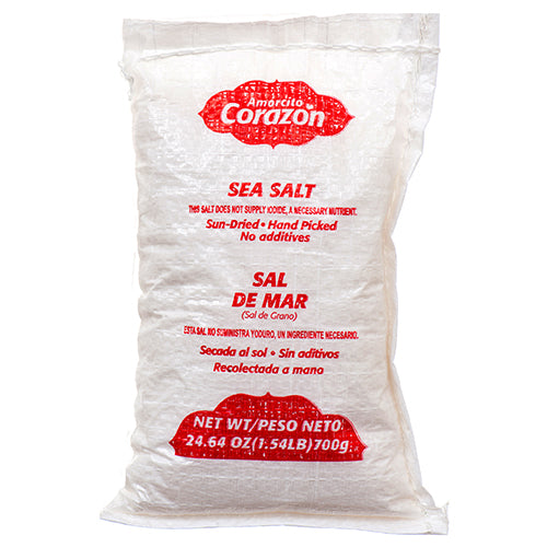 amorcito corazon sea salt 24.64 oz -- 12 per case