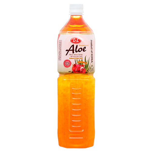 l & l pomegranate aloe vera drink 1.5l -- 12 per case