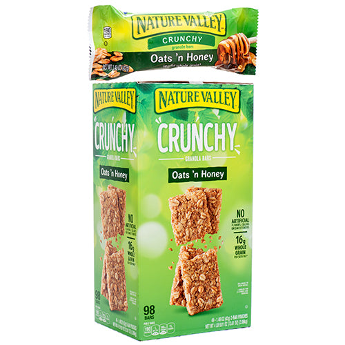 nv granola bars oats n honey - 1.49 oz -- 49 per case