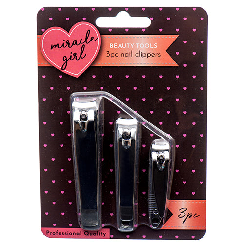 nail clippers 3 piece set  -- 24 per box