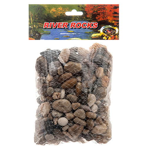 natural river rocks  -- 24 per case