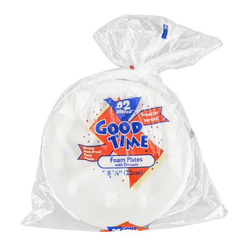 good time foam plate dividers - 8.75 in - white -- 24 per case