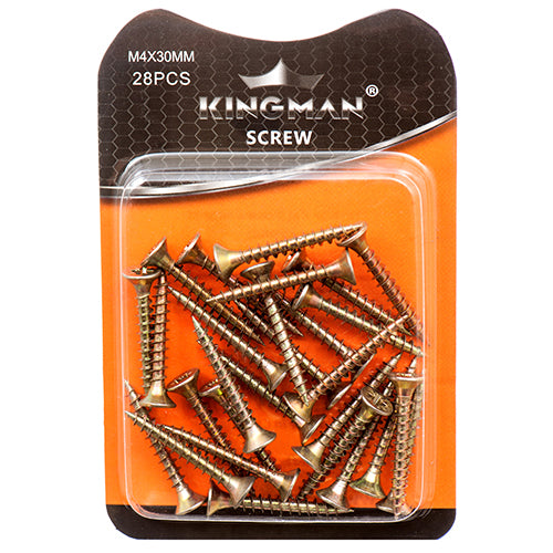 kingman screws 30mm - -  -- 12 per box