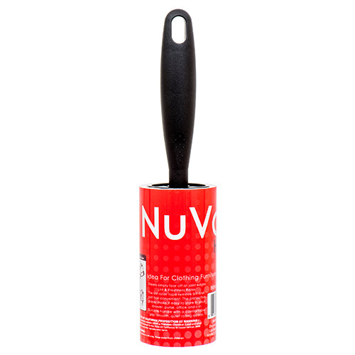 nuvalu lint rollers - black handle - 50 sheets - 10 cm -- 39 per box