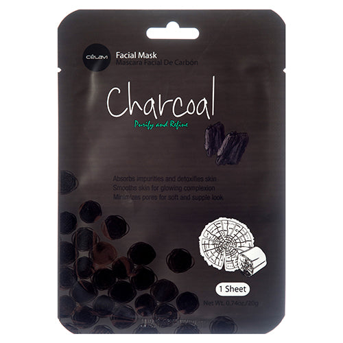 facial mask charcoal #mk011  - health & beauty -- 24 per box