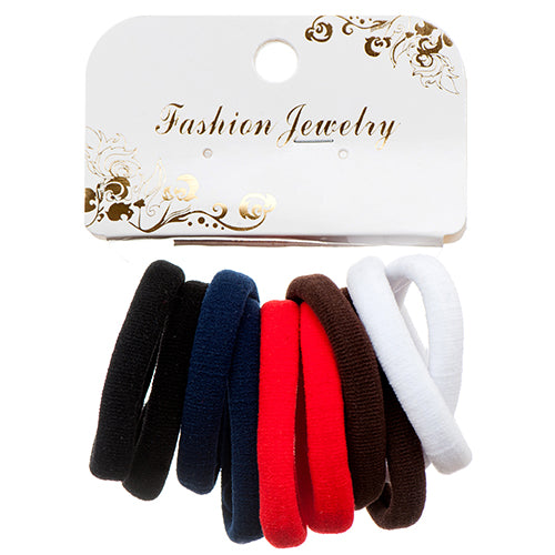 small assorted colored hair bands -   -- 12 per box