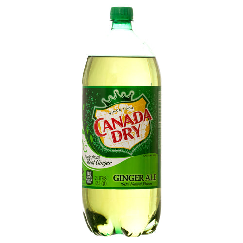 ginger ale 2 lt - food and beverages -- 8 per case