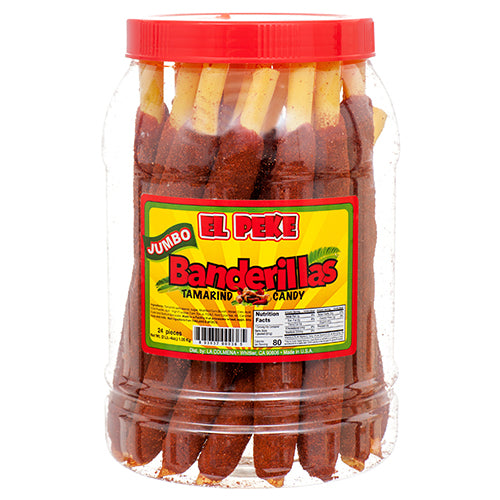 el peke jumbo banderillas de tamarindo - 144ct -- 24 per box