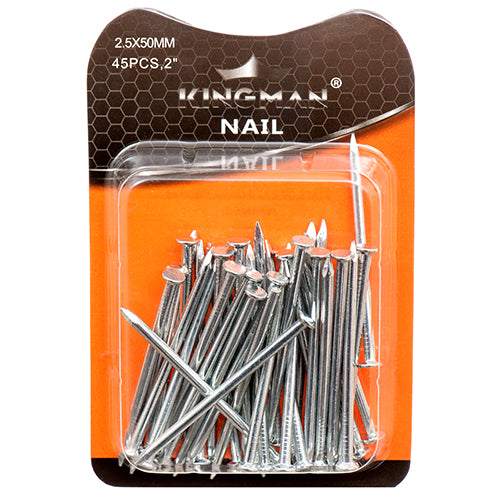 kingman nails 2.5 inch - bulk  -- 12 per box