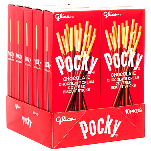 pocky chocolate - 1.41 oz bars  -- 20 per box