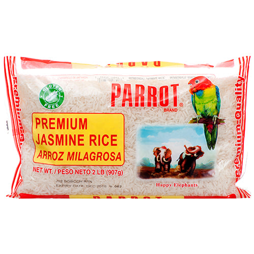 parrot jasmine rice - 2 lb -- 12 per case