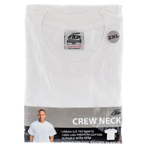 men's crew neck t-shirts - super heavy weight -- 6 per box