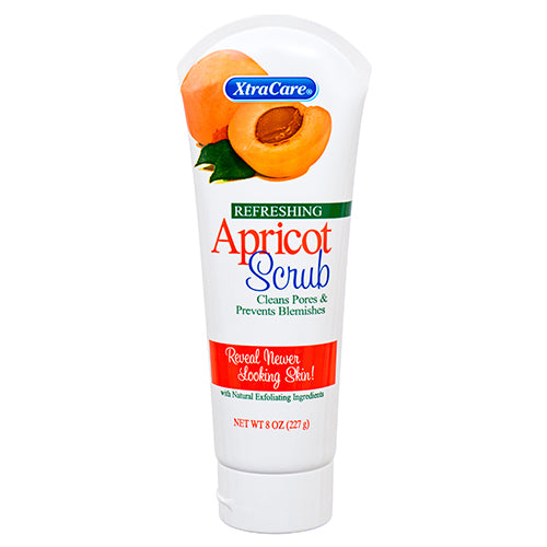 xtra care facial scrub apricot 8 oz -- 24 per case