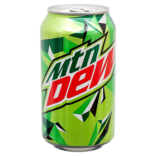 mountain dew cans - 12oz - 36 pack -  -- 36 per case