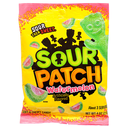 sour patch 3.6 oz watermelon -- 12 per case