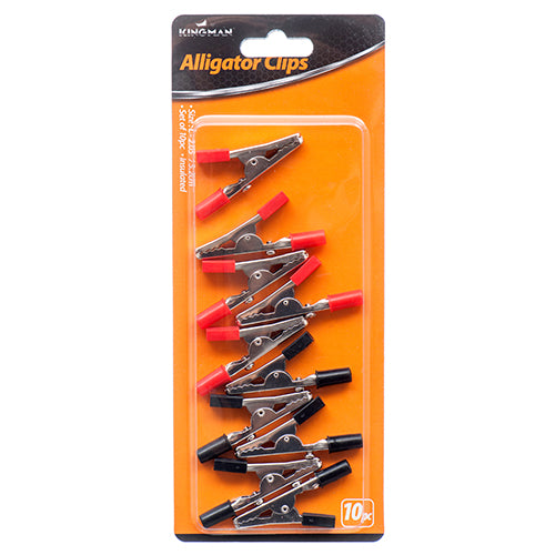 insulated alligator clips - kingman - 10pc -  -- 24 per box