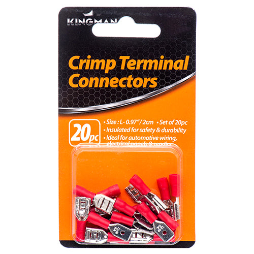 kingman crimp terminal connector 20pc  -- 24 per box