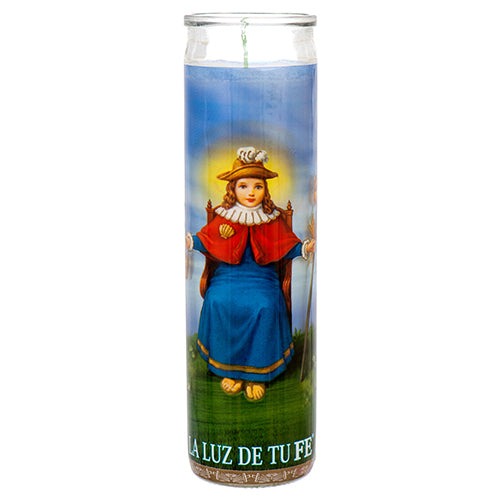 veladora religious candle - santo nino de atocha -- 12 per case