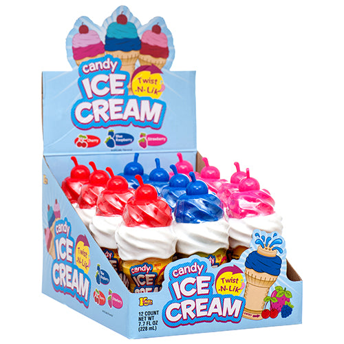 new arrivals ice cream candy twist n lik 7.7 oz -- 12 per box