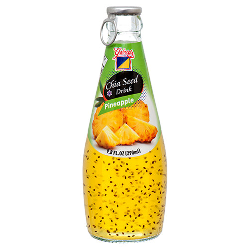 pineapple chia seed drink - gabriela - 24 pack -- 24 per case