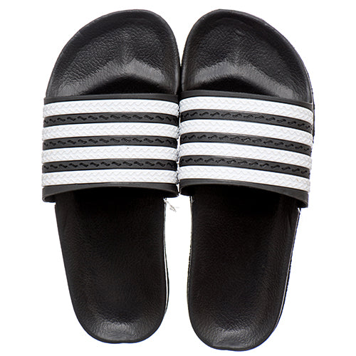 men's striped sandal sliders - assorted colors & sizes -- 24 per case