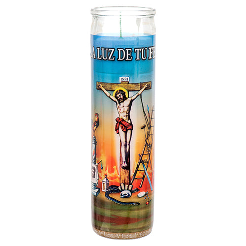 veladora religious justo juez candle  -- 12 per case