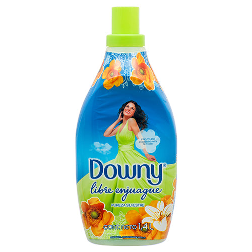 downy fabric softener 1.4 lt pureza silvestre -- 9 per case