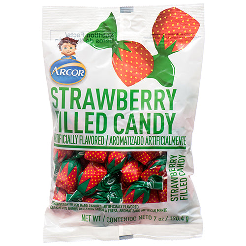 arcor strawberry filled - 7 oz -  -- 24 per case